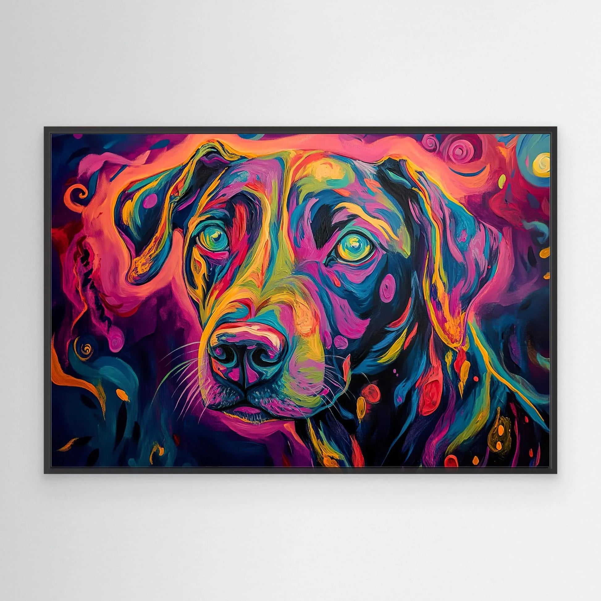 Acid Dog Canvas Print Robussi