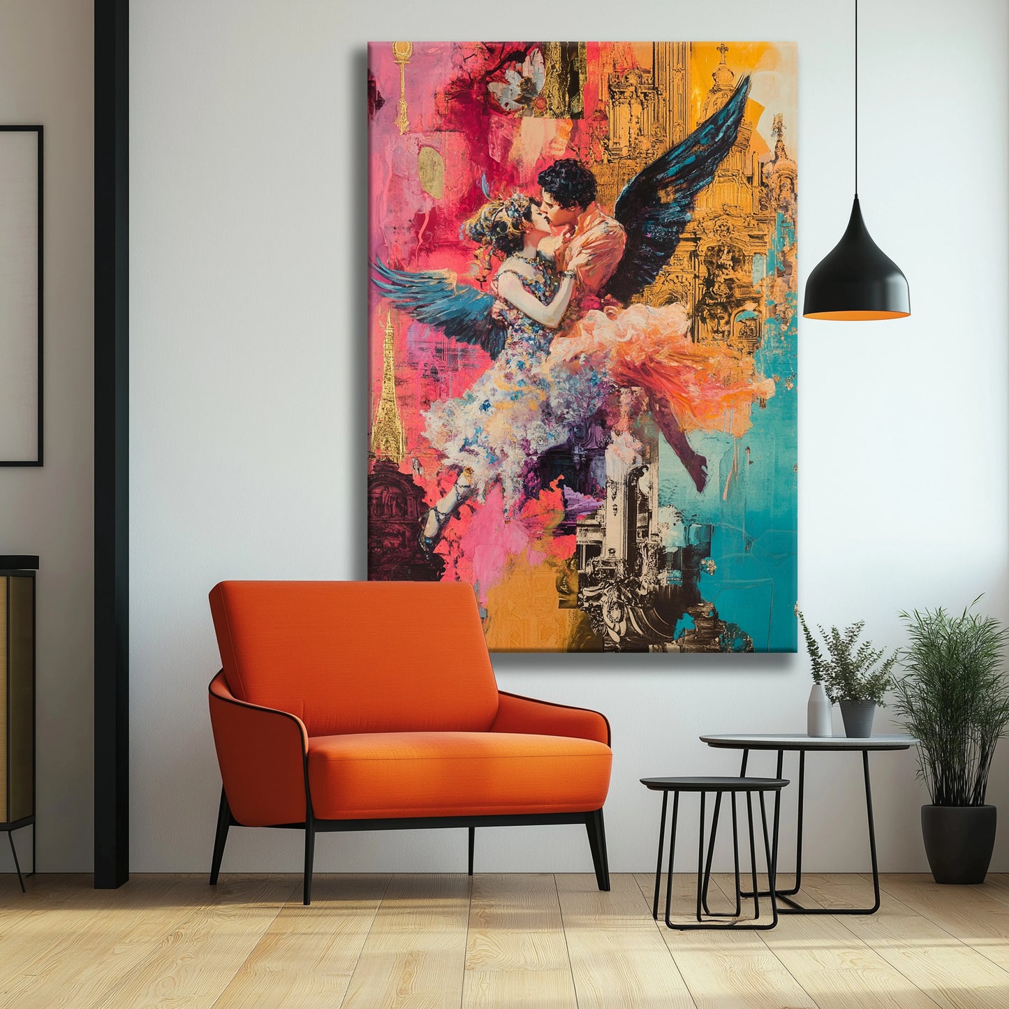 Angel's Kiss Canvas Print Printumo