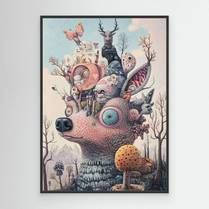 Animal Fortress Canvas Print Robussi