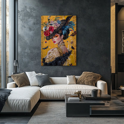 Bella Rose Canvas Print Robussi