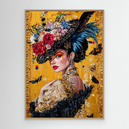 Bella Rose Canvas Print Robussi