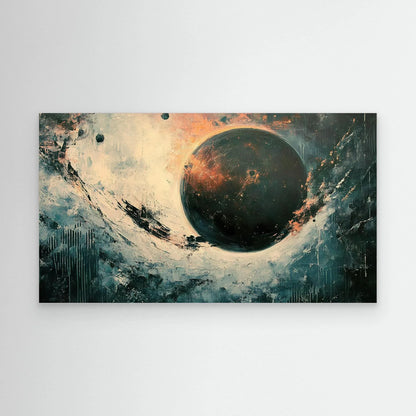 Black Hole Canvas Print Robussi