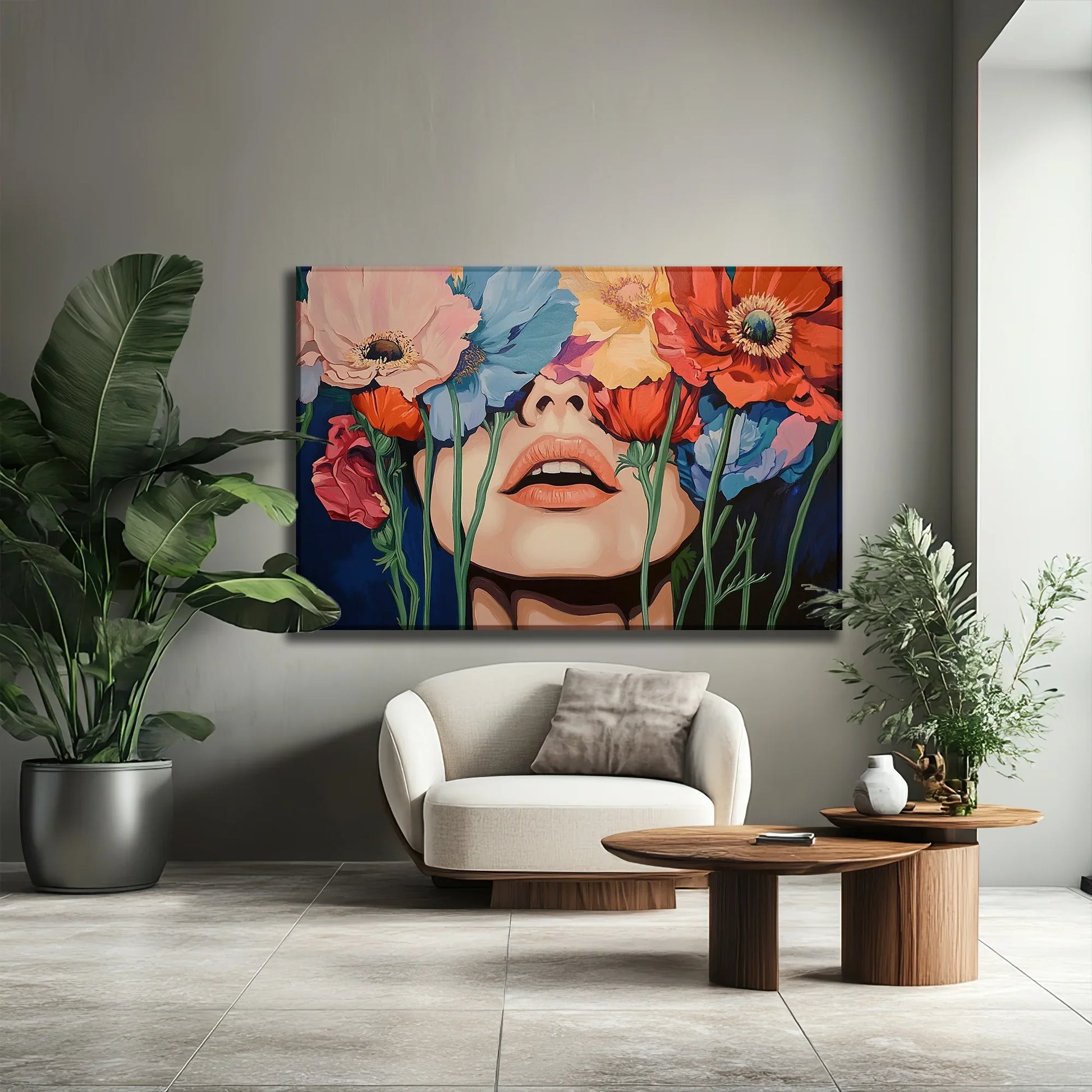 Blooming Peace Canvas Print Robussi