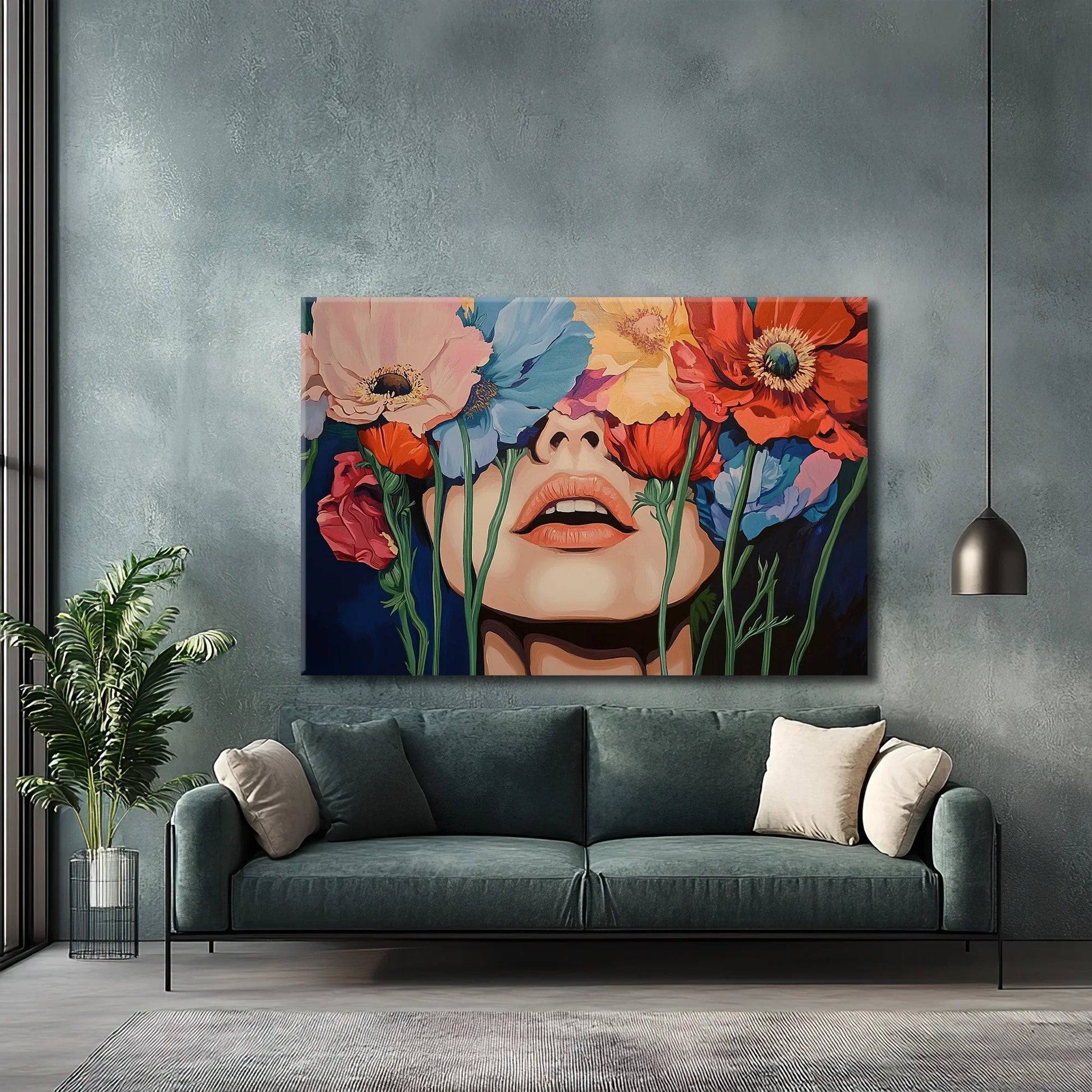 Blooming Peace Canvas Print Robussi