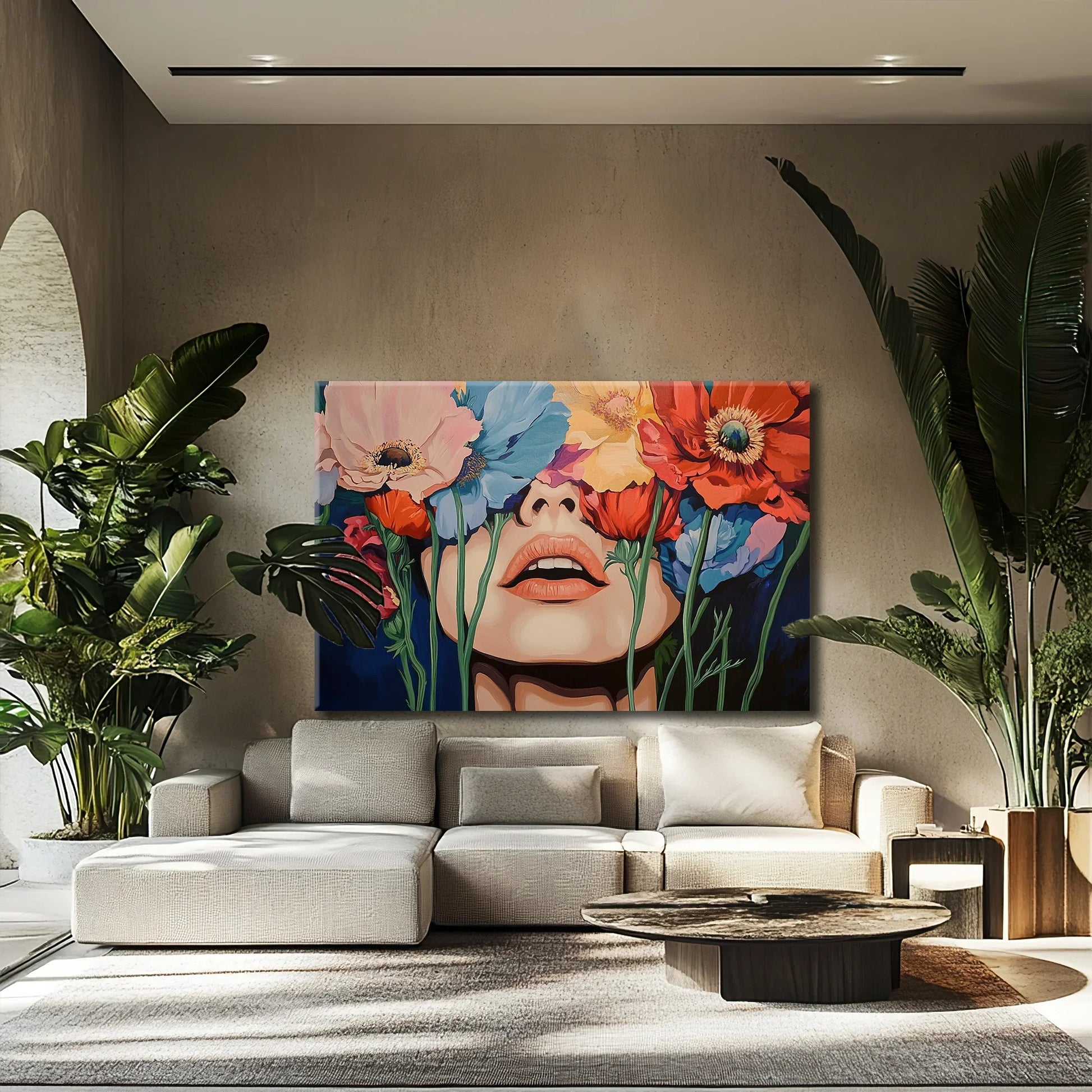 Blooming Peace Canvas Print Robussi