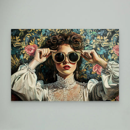 Blooming Popstar Canvas Print Robussi
