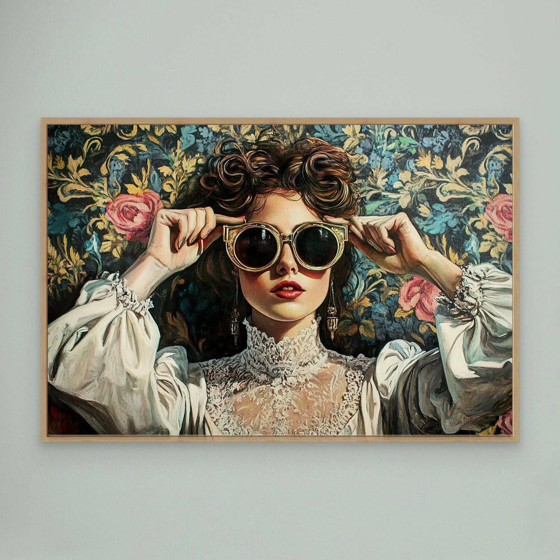 Blooming Popstar Canvas Print Robussi