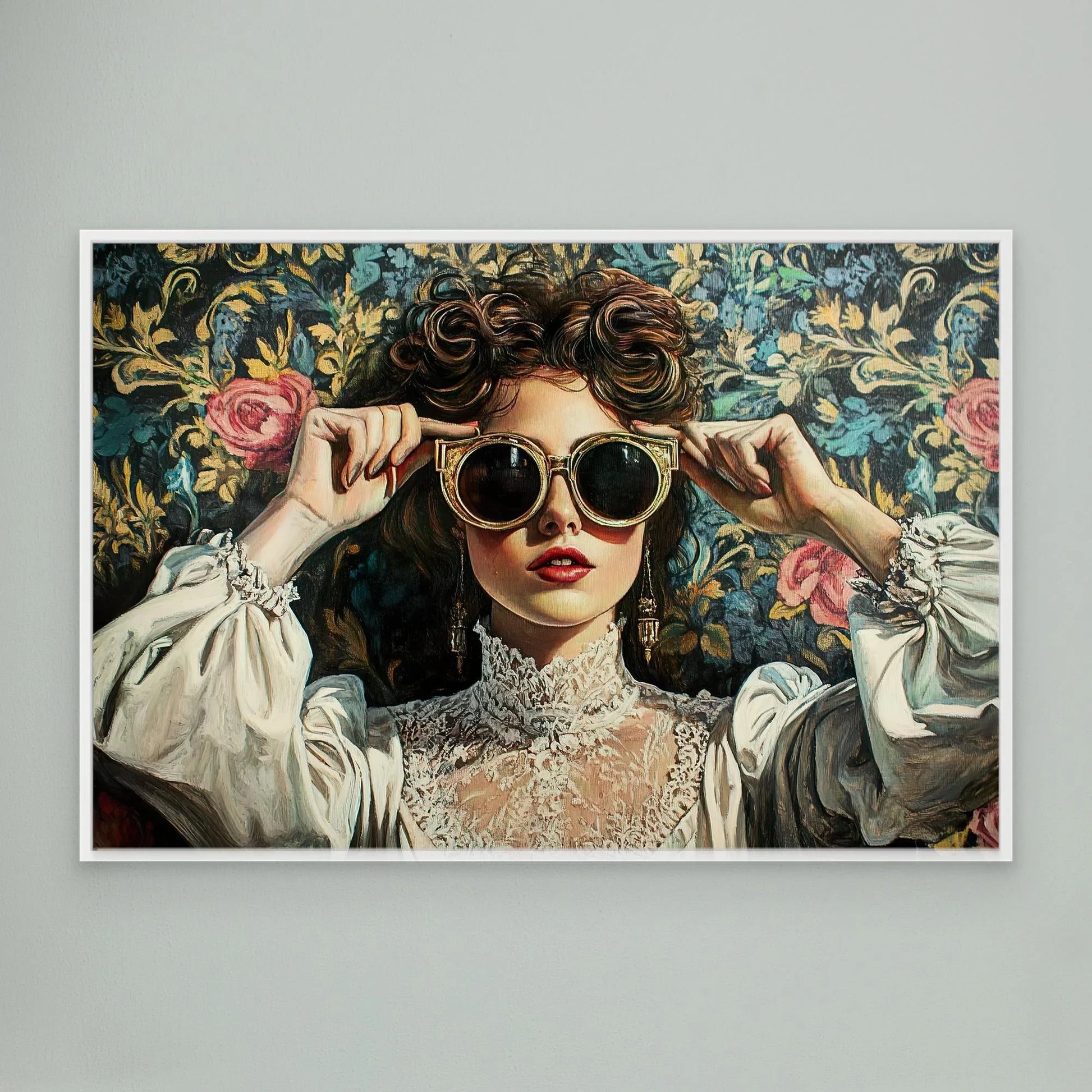 Blooming Popstar Canvas Print Robussi
