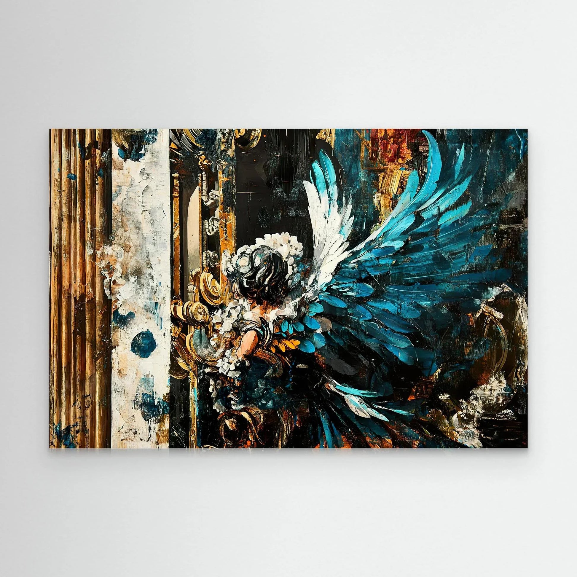 Blue Angel Canvas Print Robussi