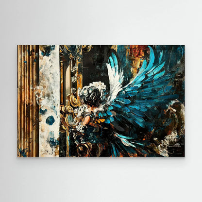 Blue Angel Canvas Print Robussi