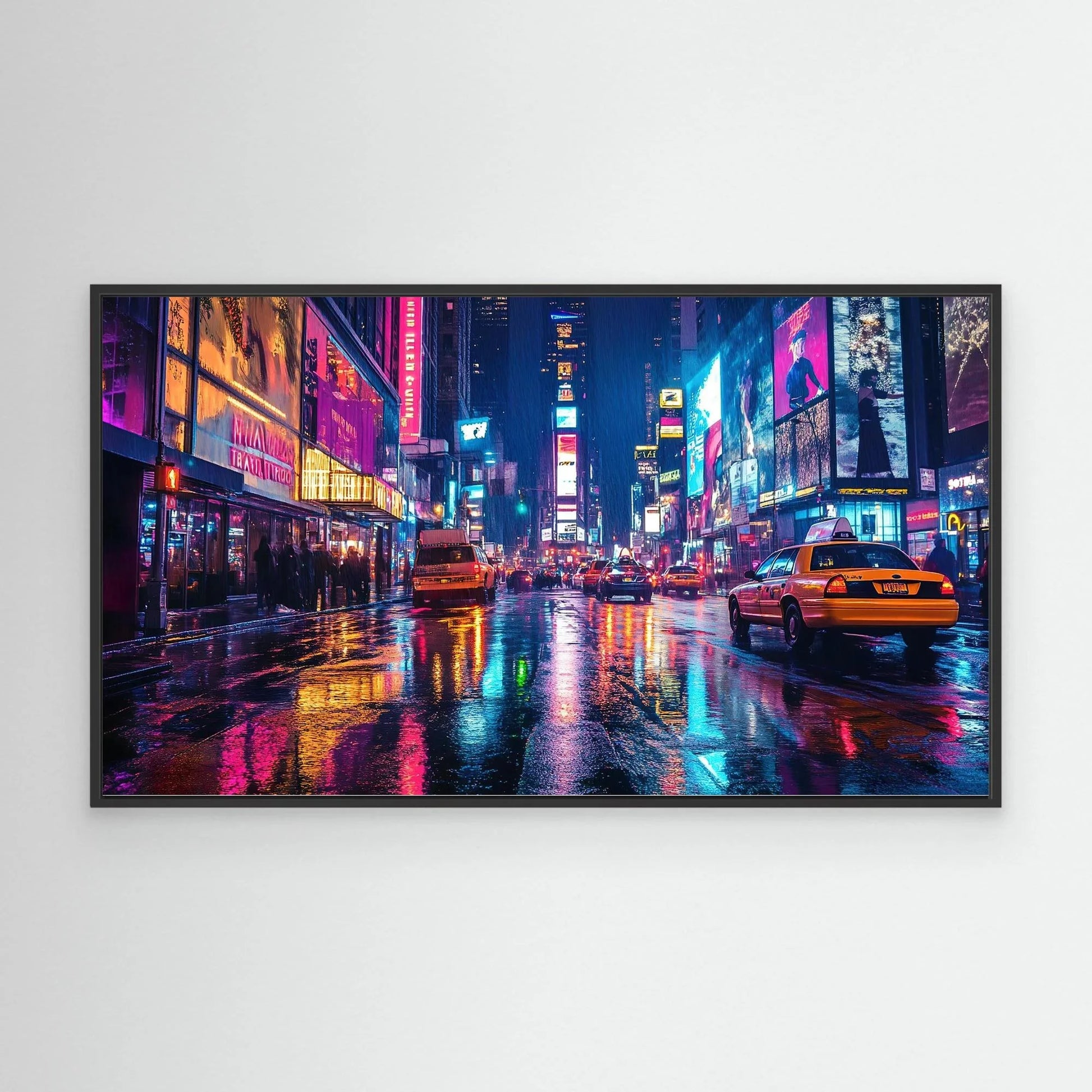 Busy City Canvas Print Robussi