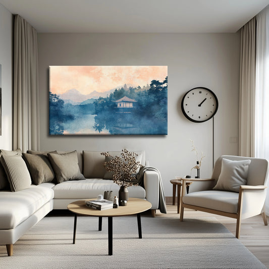 Cabin in the Woods Canvas Print Robussi