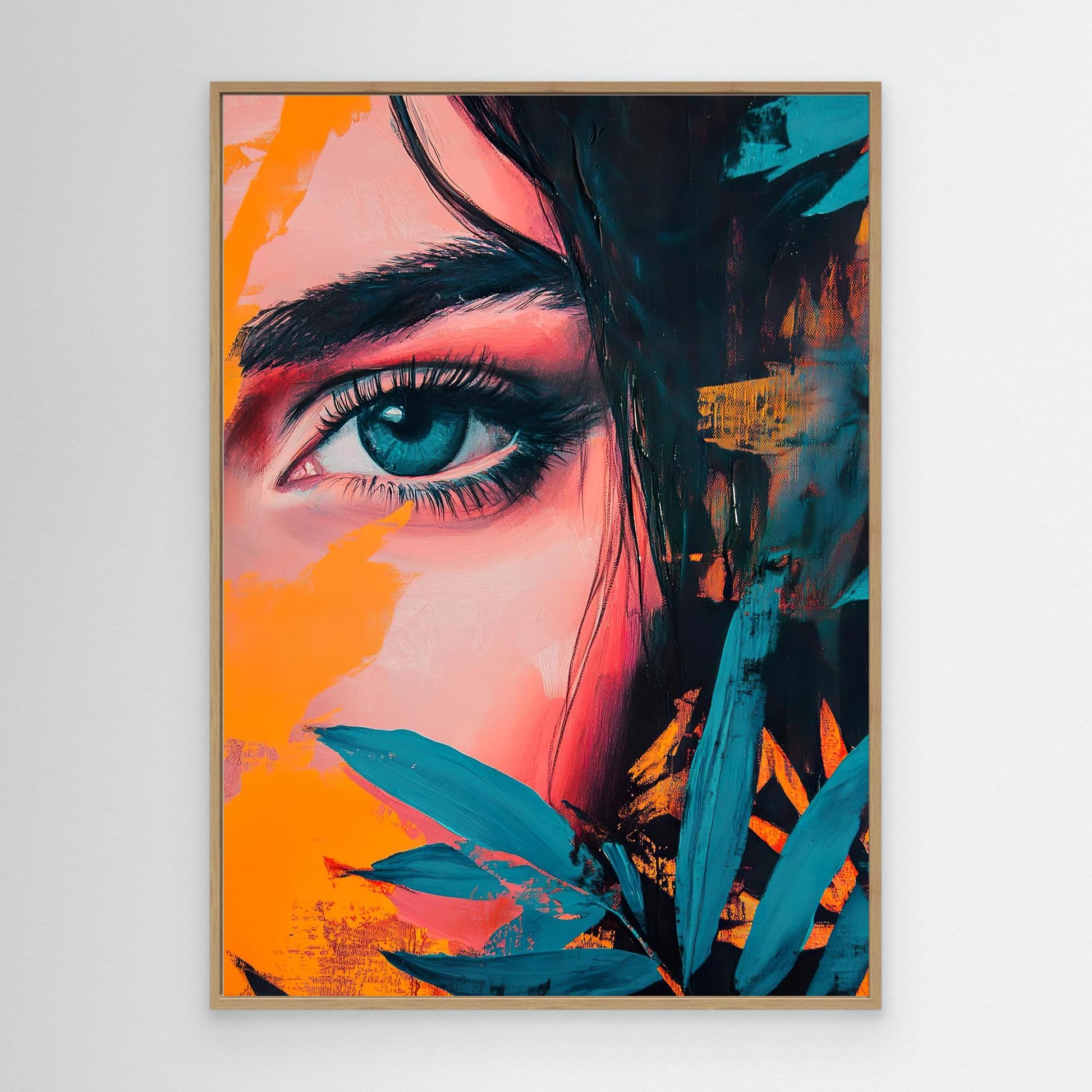 canvas print robussi Daughter of the Jungle wood frame