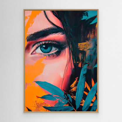 canvas print robussi Daughter of the Jungle wood frame