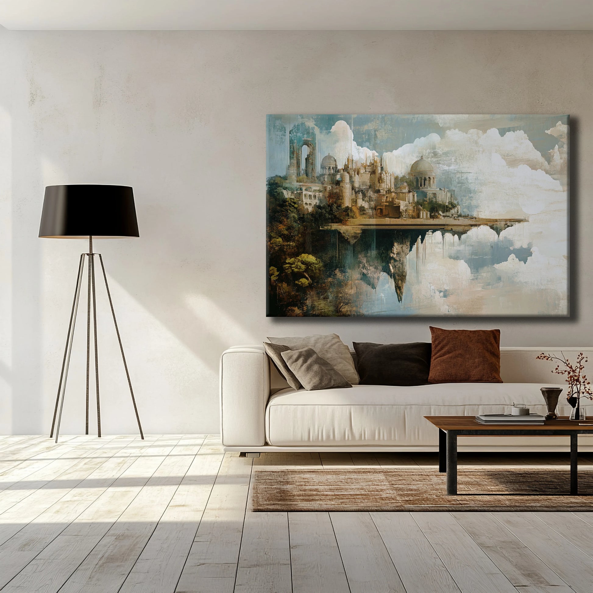 City of the Skies Canvas Print Robussi