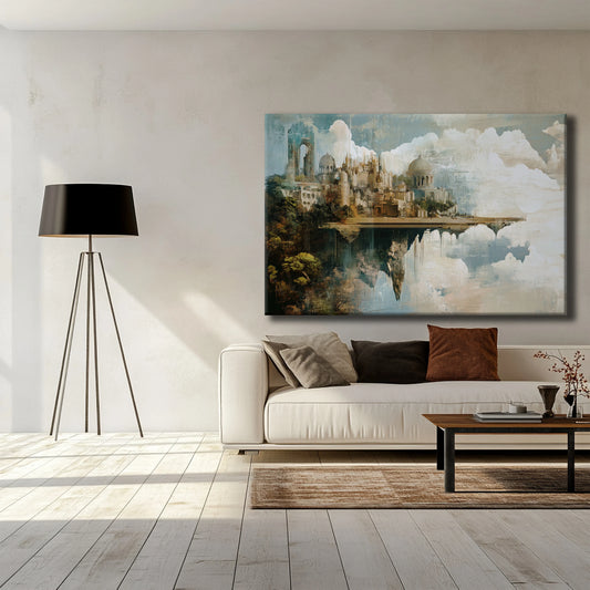 City of the Skies Canvas Print Robussi