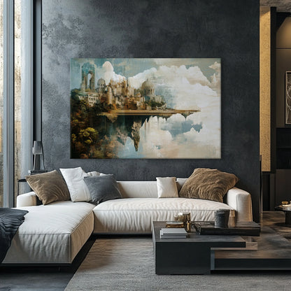City of the Skies Canvas Print Robussi