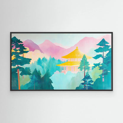 Colour Forest Canvas Print Robussi