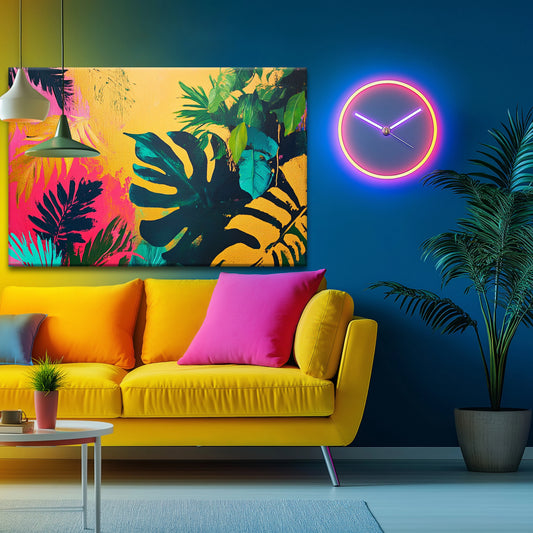 Colour Jungle Canvas Print Robussi