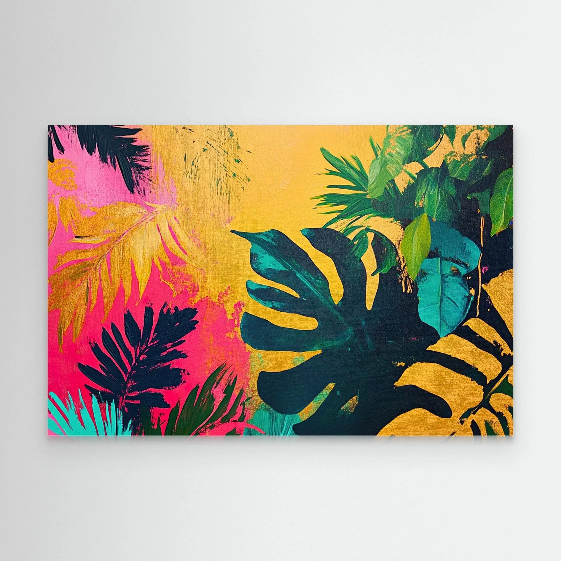 Colour Jungle Canvas Print Robussi