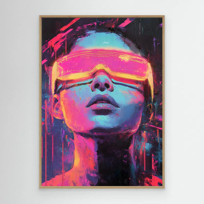 Cyberpunk Canvas Print Robussi