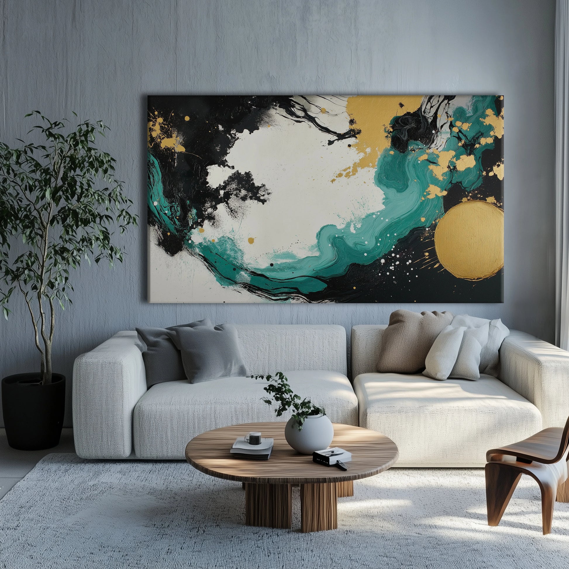 Depths of the Forest Canvas Print Robussi