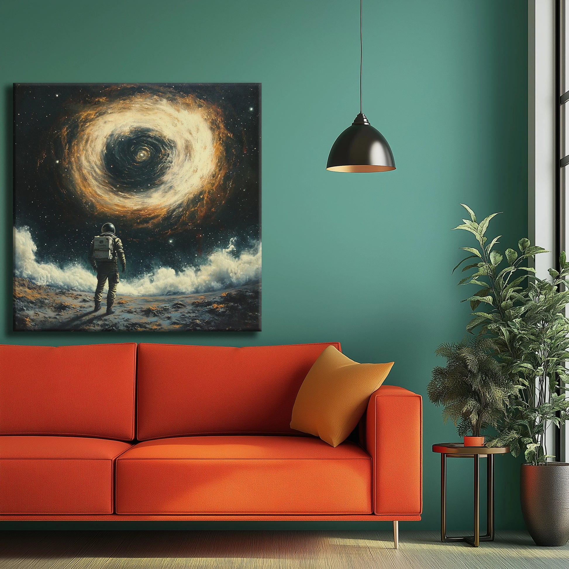 Facing the Black Hole Canvas Print Robussi