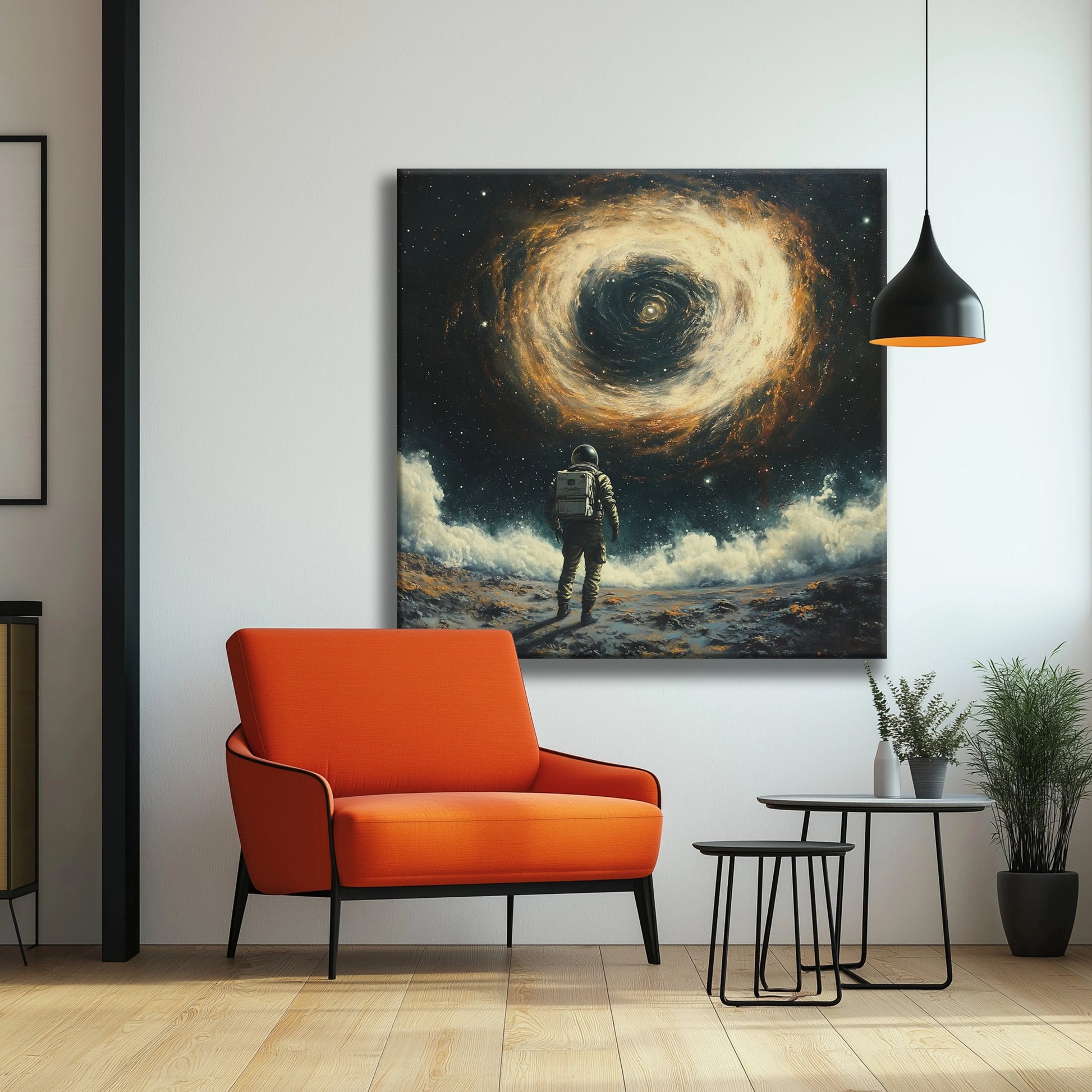 Facing the Black Hole Canvas Print Robussi