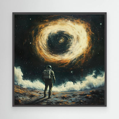 Facing the Black Hole Canvas Print Robussi