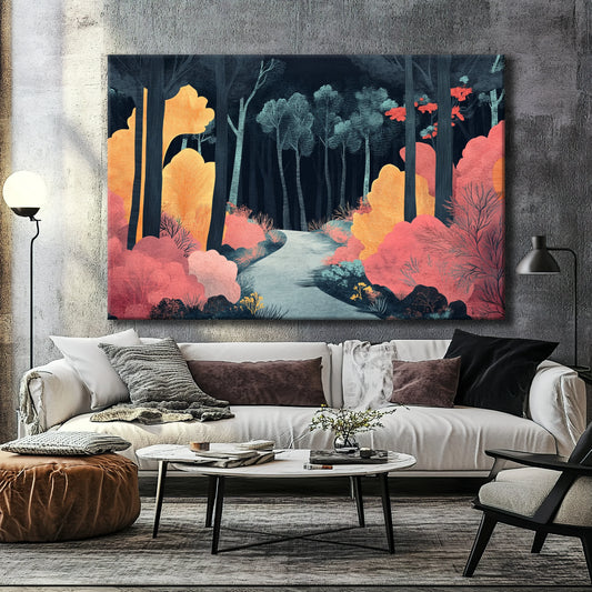 Fallen Forest Canvas Print Robussi