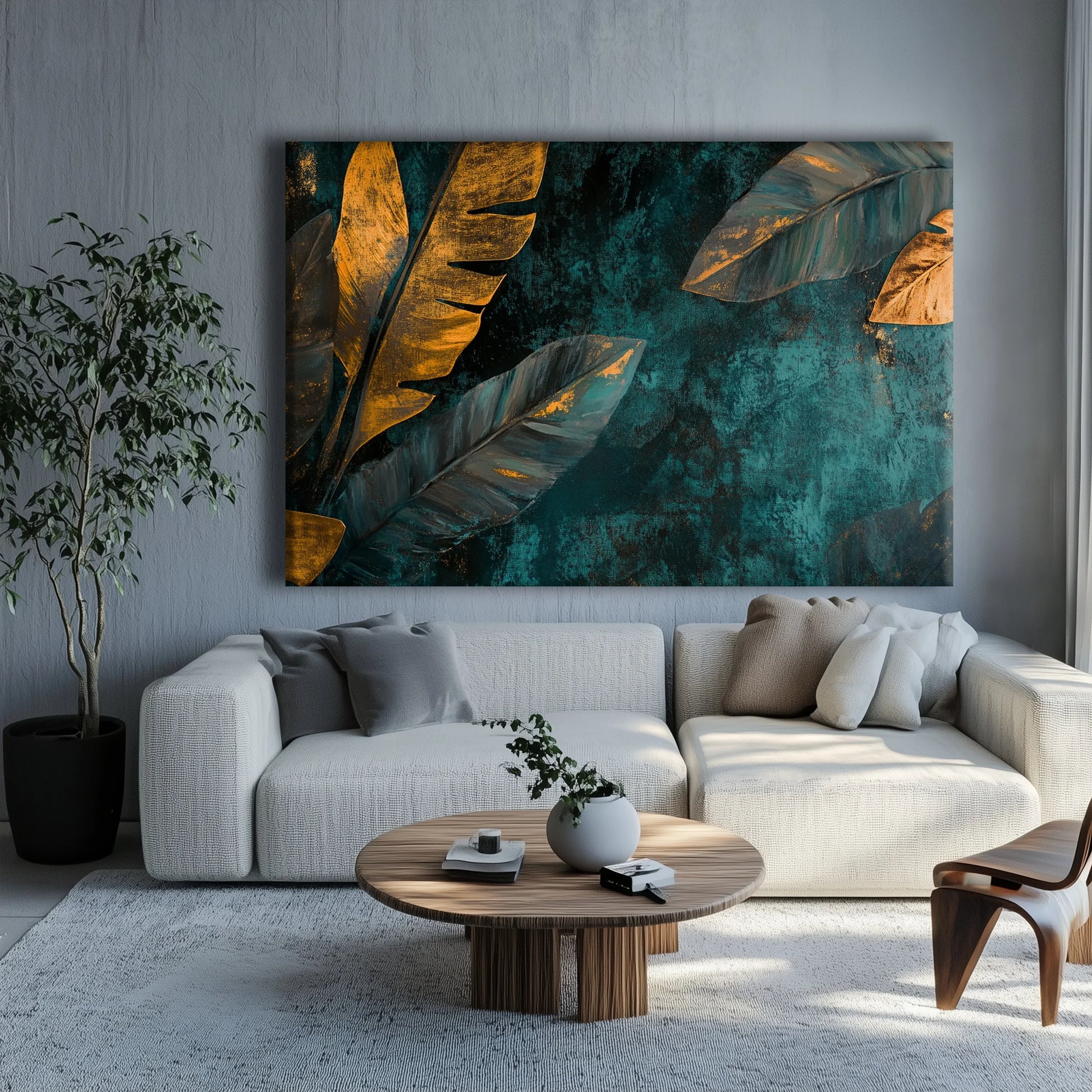 Fallen Jungle Canvas Print Robussi