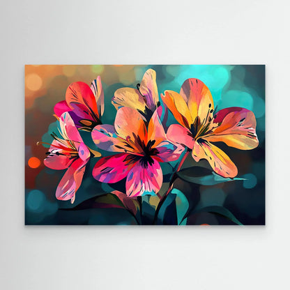 Flowers in the Sky Canvas Print Robussi