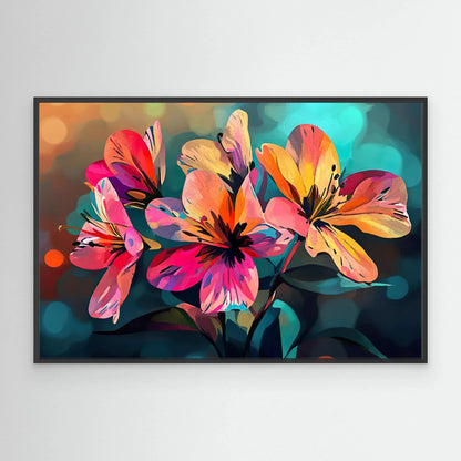 Flowers in the Sky Canvas Print Robussi