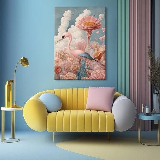 Garden of Birds Canvas Print Robussi