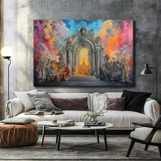 Gate of Heaven Canvas Print Robussi
