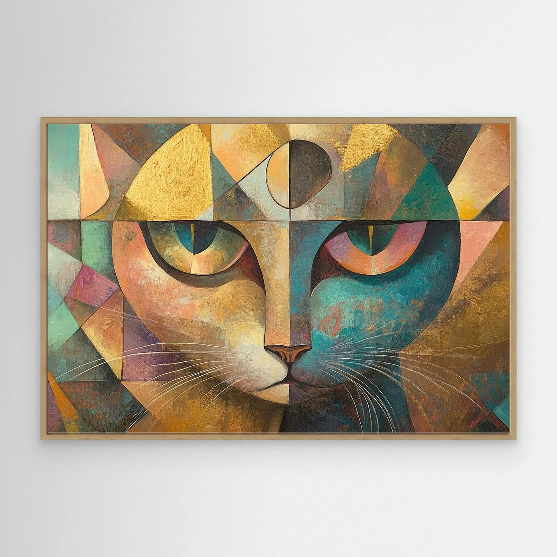 Golden Cat Canvas Print Robussi