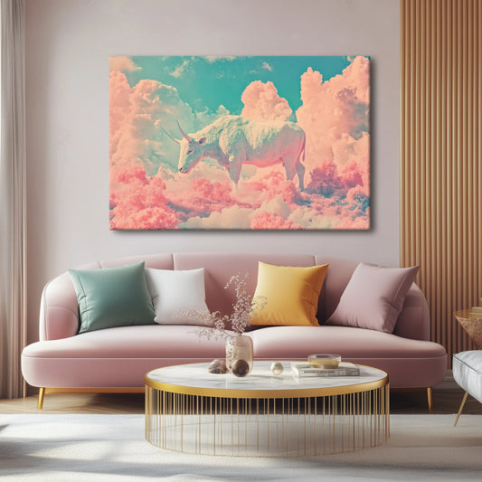 Grazing in the Clouds Canvas Print Robussi
