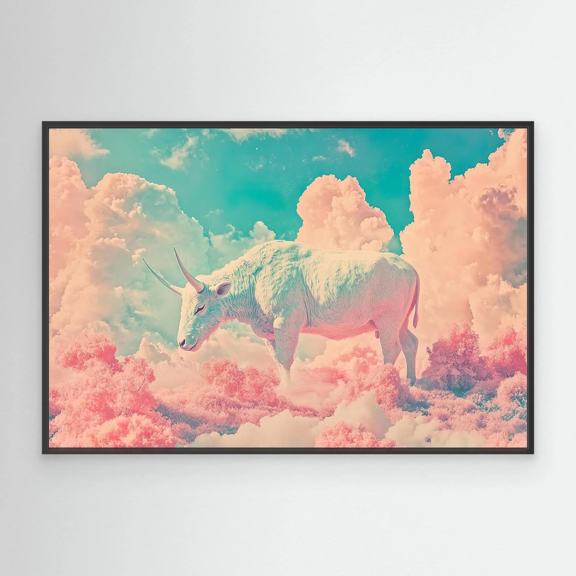 Grazing in the Clouds Canvas Print Robussi