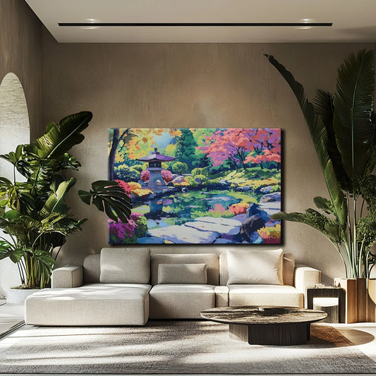 Green Haven Canvas Print Robussi