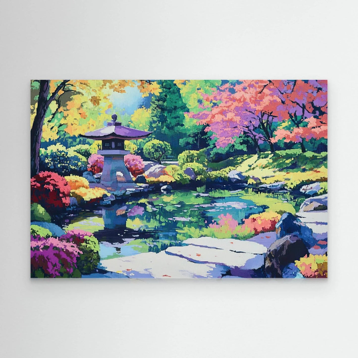 Green Haven Canvas Print Robussi