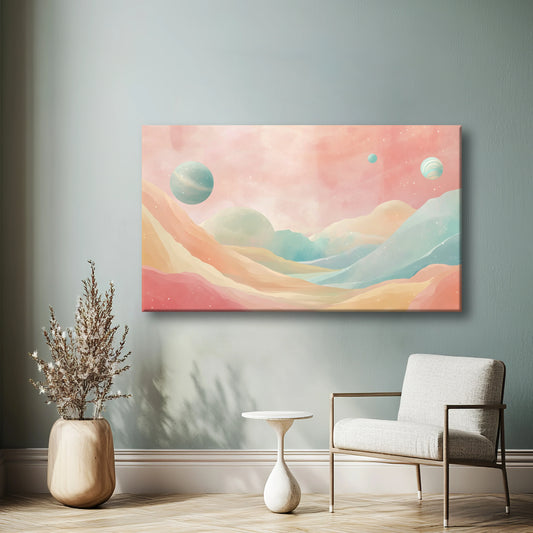 Happy Universe Canvas Print Robussi