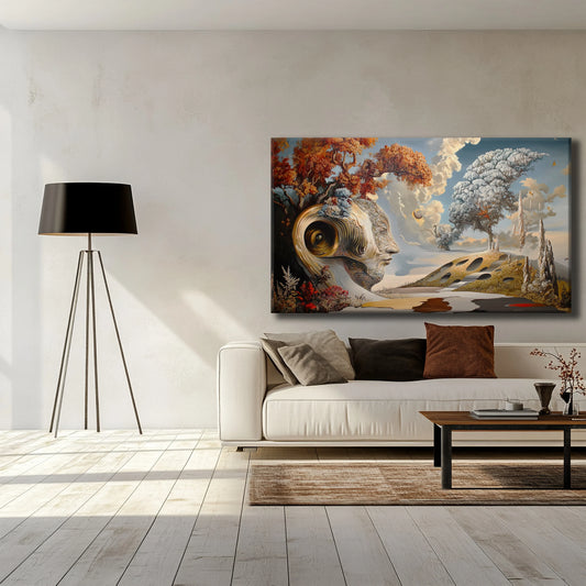 Hill of Gods Canvas Print Robussi