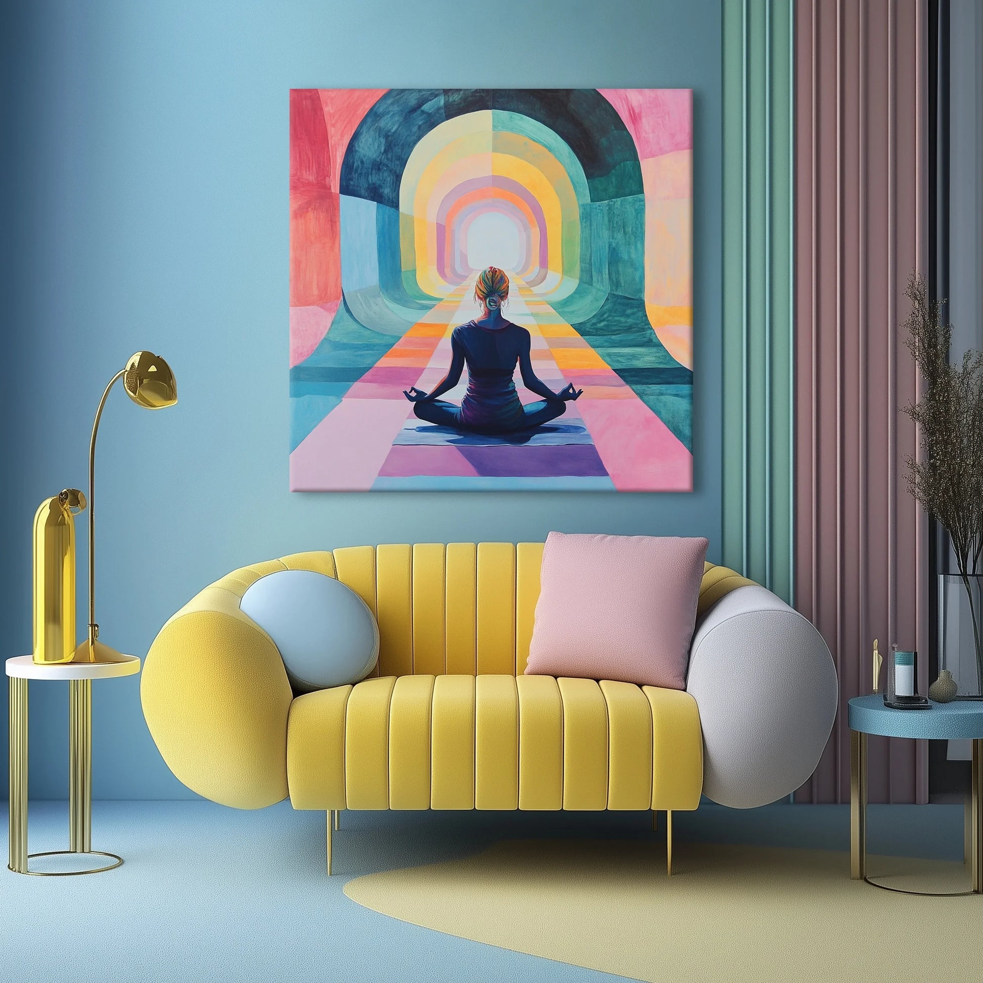 Interstellar Meditation Canvas Print Robussi
