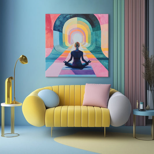 Interstellar Meditation Canvas Print Robussi