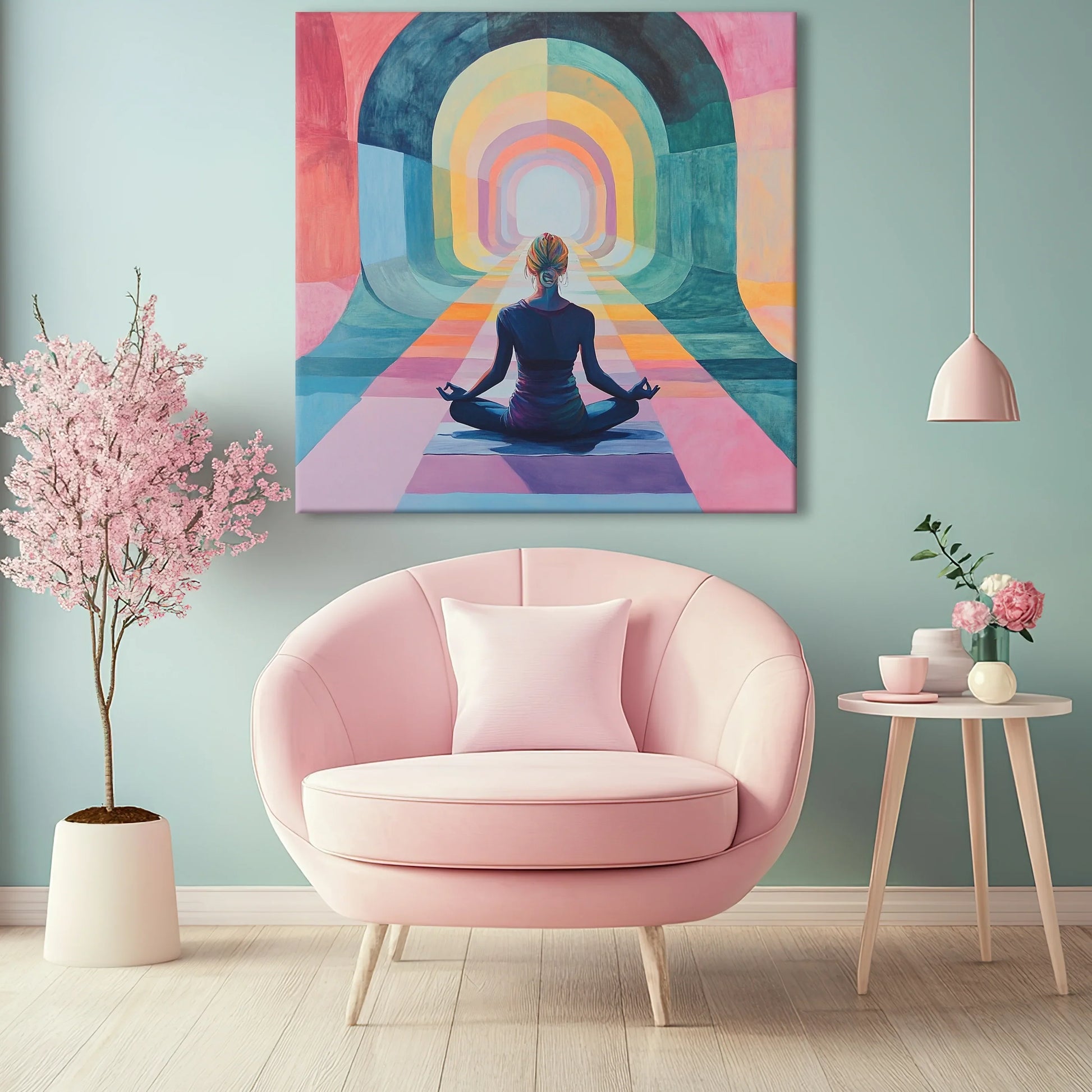 Interstellar Meditation Canvas Print Robussi