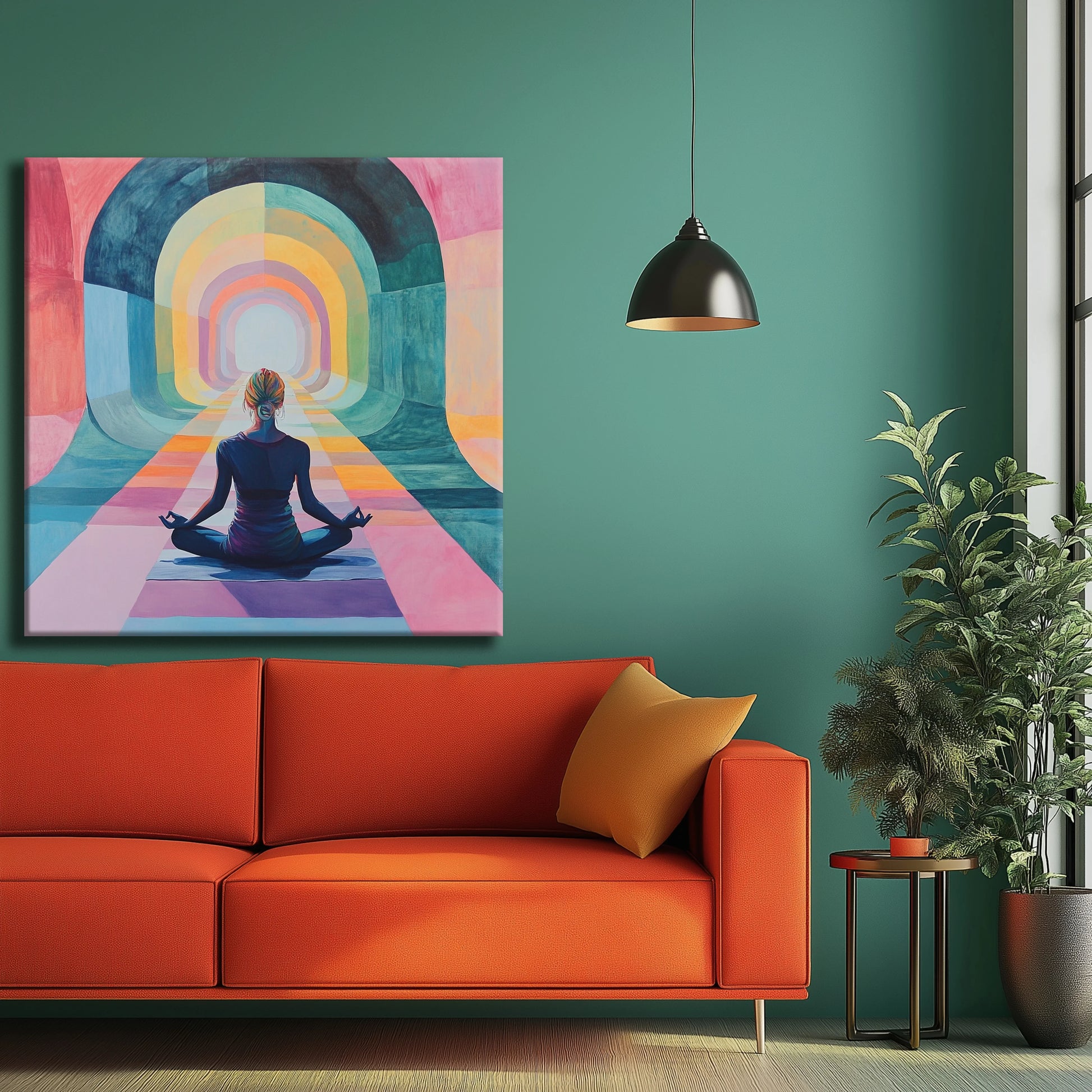 Interstellar Meditation Canvas Print Robussi