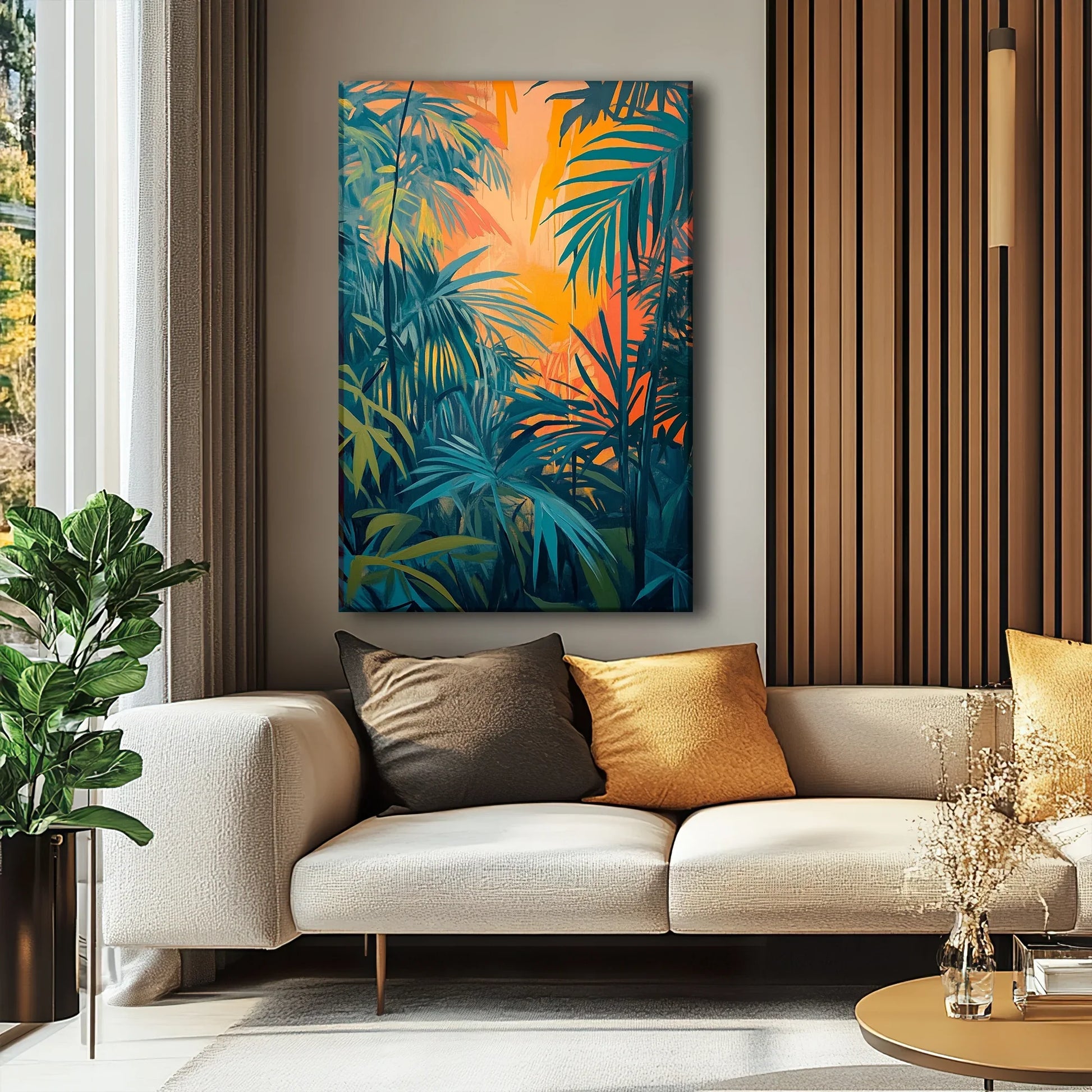Into the Jungle Canvas Print Robussi