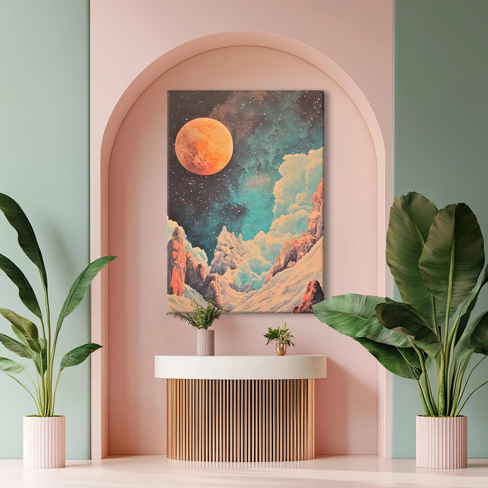 Into the Space Canvas Print Robussi