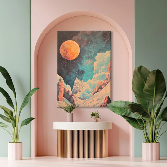 Into the Space Canvas Print Robussi