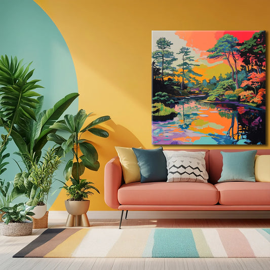 Jungle Frenzy Canvas Print Robussi